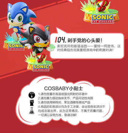 Sonic The Hedgehog: Original Hot Toys Anime Figures  Action Figure Shadow Doll Cosbaby Treasure Doll Birthday Gift Children Toys