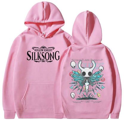 Hollow Knight: Silksong Game 2025 Hoody Men Gothic Fashion Aesthetic Clothing Sweatshirt Casual Loose Oversized Long Sleeve Hoody