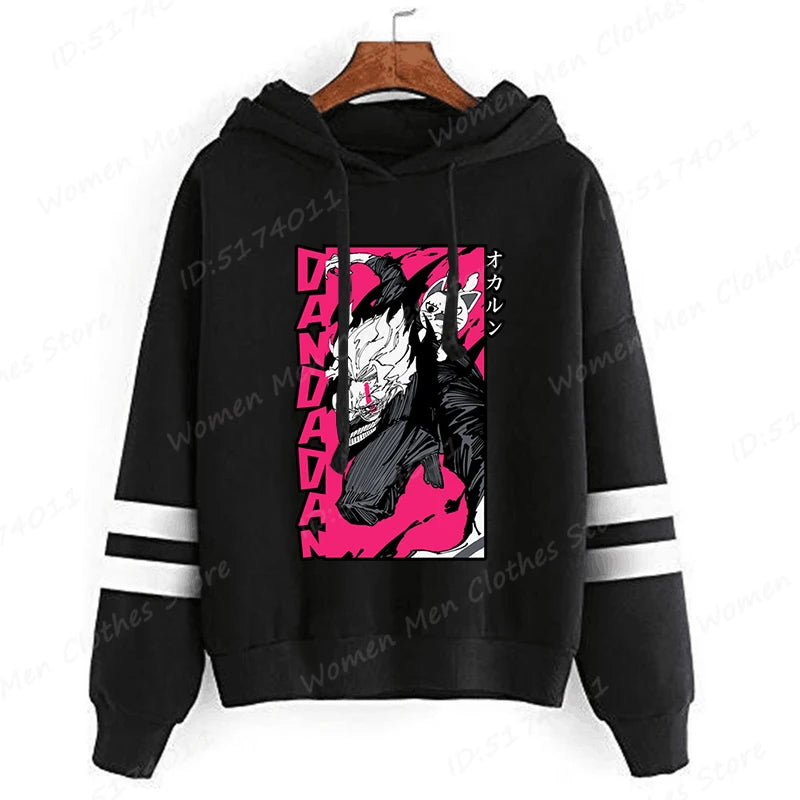 Dandadan: Okarun Hoodies Women Hooded Hoodie Funny Anime Print Sweatshirt Dandadan Graphic Casual Streetwear Hooded Pullovers