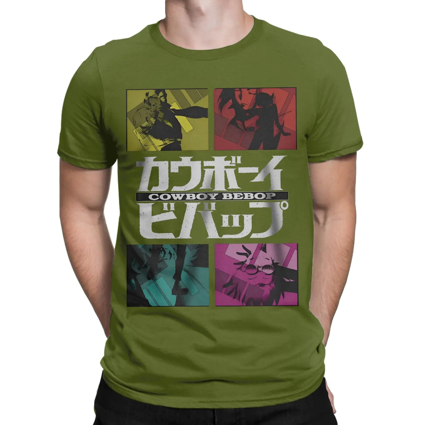 Cowboys Bebop: Anime Accessories Unisex T Shirts 100% Cotton Tee Graphic Printed  T-shirt Clothing