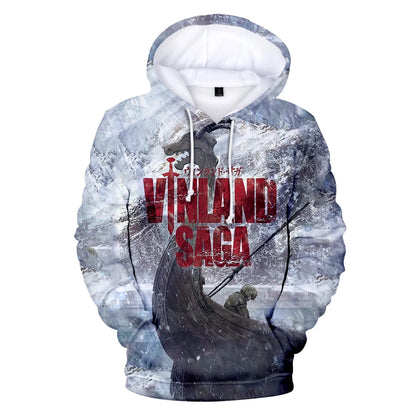 Anime Vinland: Saga Thorfinn Karlsefni 3D Print Oversized Women/Men Hoodie Sweatshirt Streetwear Hip Hop Pullover Hooded Jacket