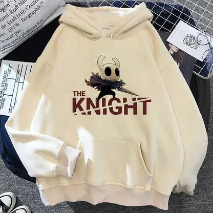 Hollow Knight: Silksong Print Hoodies Women Men Oversized Y2k Aesthetic Autumn Winter Thick Fleece Pullover Hoddies Streetwear