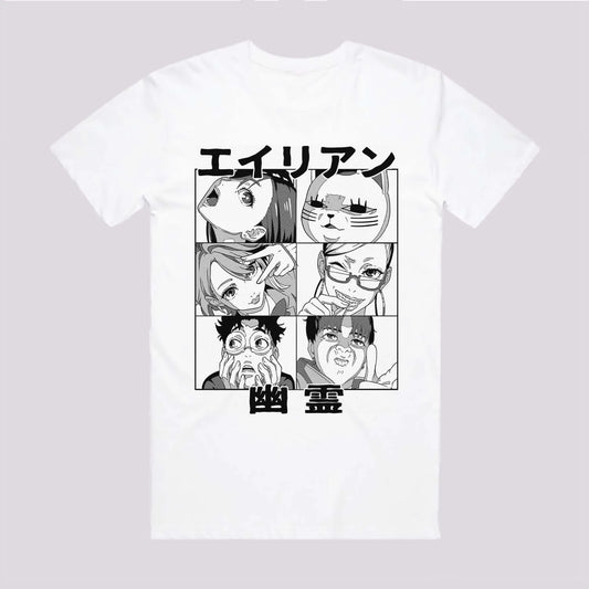 Dandadan: Okarun T-shirt Evil Eye Season 2 Graphic Men Women Anime Manga Oversized Y2k T-shirt High Quality Casual Loose Top Tee