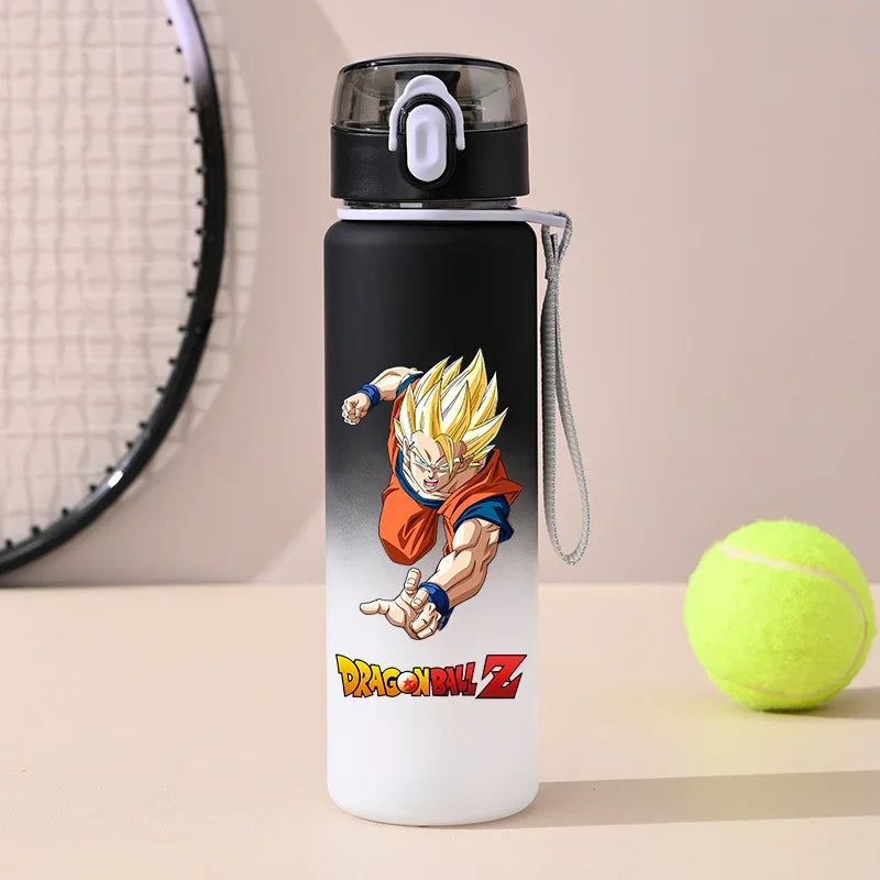 Dragon Ball : 550ml Son Goku SaiyanOutdoor Sports Portable Large Capacity Water Bottle Drinking Water Cup Holiday Childrens Gifts