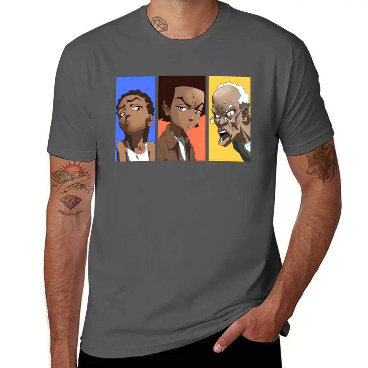The Boondocks: T-Shirt oversized custom t-shirts new edition t shirts for graphic