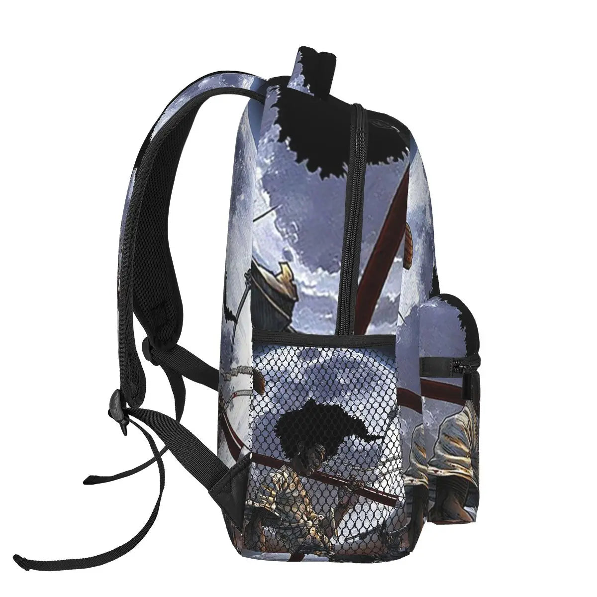 Afro Samurai: Backpack Hot Sale Daypack Large Capacity School Bag Shoulder Bags