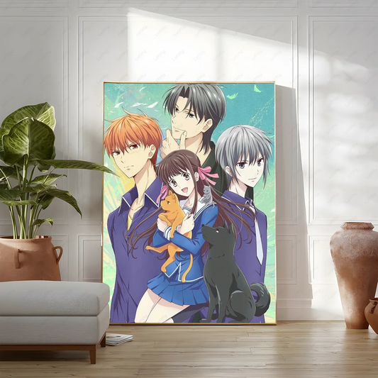 Fruits Basket: Sweet Poster Sticky Wall Art Printing Waterproof Home Living Bed Room Bar Hallway Aesthetic Decor