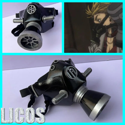 Gachiakuta:  Riyo Rudo Tamsy Zanka Enjin Cosplay Mask Gas Mask Props Punk Gothic Anime Character Prop Tactical Respirator