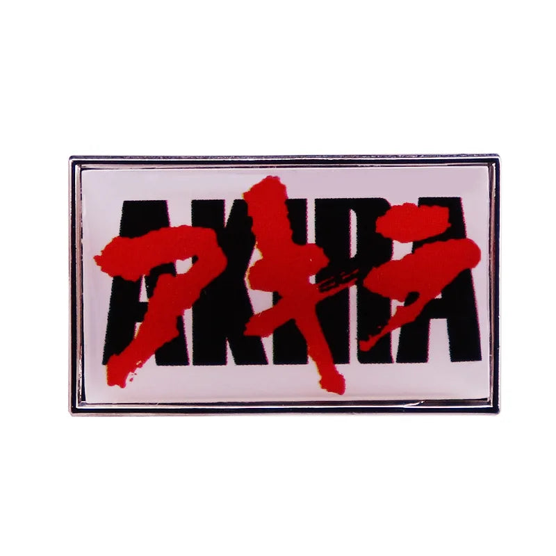 Akira: Red Motorbike Boys Anime Lapel Pins Backpack Jeans Enamel Brooch Pin Women Fashion Jewelry Gifts Cartoon Badges