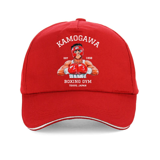Hajime no Ippo: Vintage Baseball cap Cotton Men Summer Trucker hat Anime Kamogawa Boxing Gym hats Makunouchi Takamura