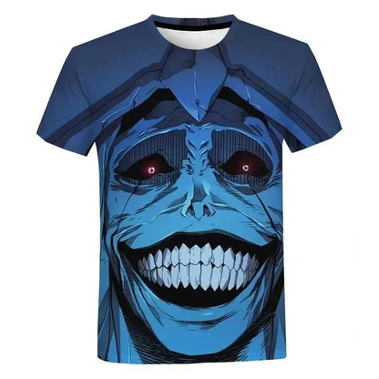 Solo Leveling: Comics 3D Short Sleeve T-shirt Oversized Top Quick-Drying Tee