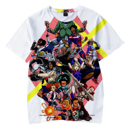 The Boondocks:  3D T-shirt O-Neck Men's Tshirt Women Short Sleeve Casual Harajuku Streetshirt Unisex Oversized Clothes