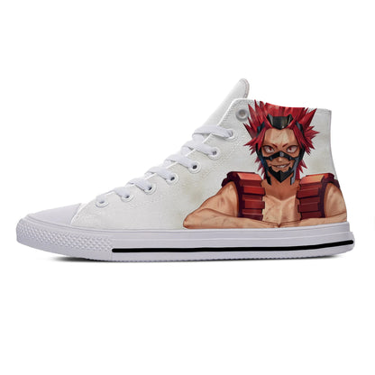 My Hero Academia : Volume 2 Kirishima Eijiro Casual Cloth Shoes High Top Lightweight Breathable 3D Print