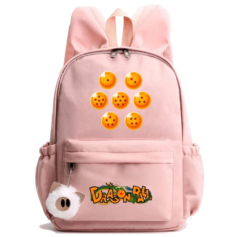 Dragon Ball: Backpack for Rucksack Rabbit Ears Casual School Bag Lunch Bag Birthday Gift Women Mochilas