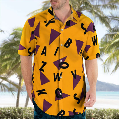 Dragon Ball Z : Master Roshi Pattern Button Up Hawaiian Shirt Summer Leisure Men's T-Shirt Children's Clothing Tee Y2k Woman