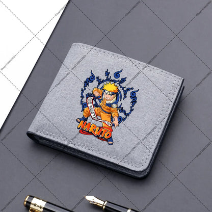 Naruto: Variotion Wallet Sasuke Sakura Cartoon Anime Pattern Portable Purses Boys Girls Cute Purse Women Creative Wallets Party Gifts