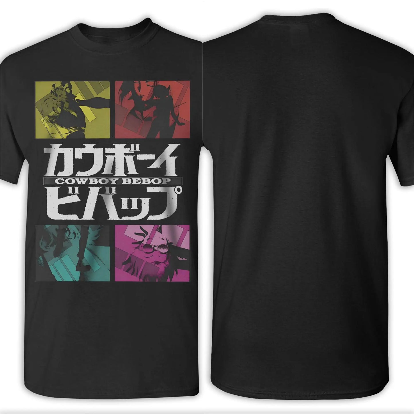 Cowboys Bebop: Anime Accessories Unisex T Shirts 100% Cotton Tee Graphic Printed  T-shirt Clothing