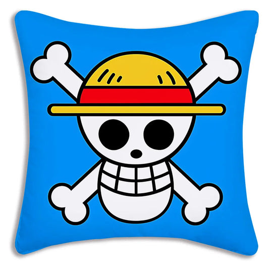 One Piece: Pillow Covers Sofa Decorative Home Double-sided Printing Short Plush Cute Cushion Cover