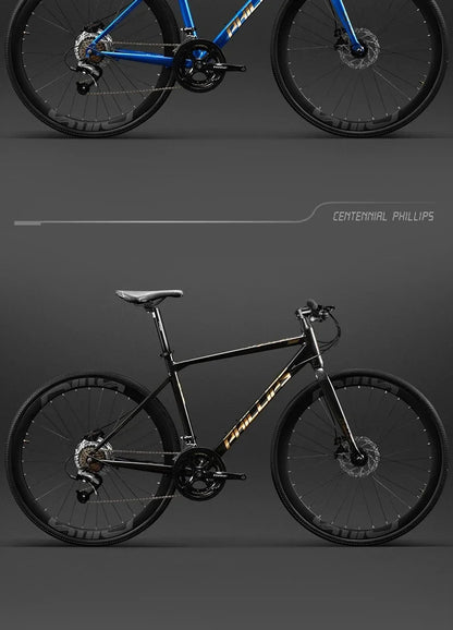 Yowamushi Pedal: 700c Aluminium Alloy Racing Road Bicycles Super light Gravel Road Bickes City Commuting Variable Speed Bicycle 27/30 Speed Bike