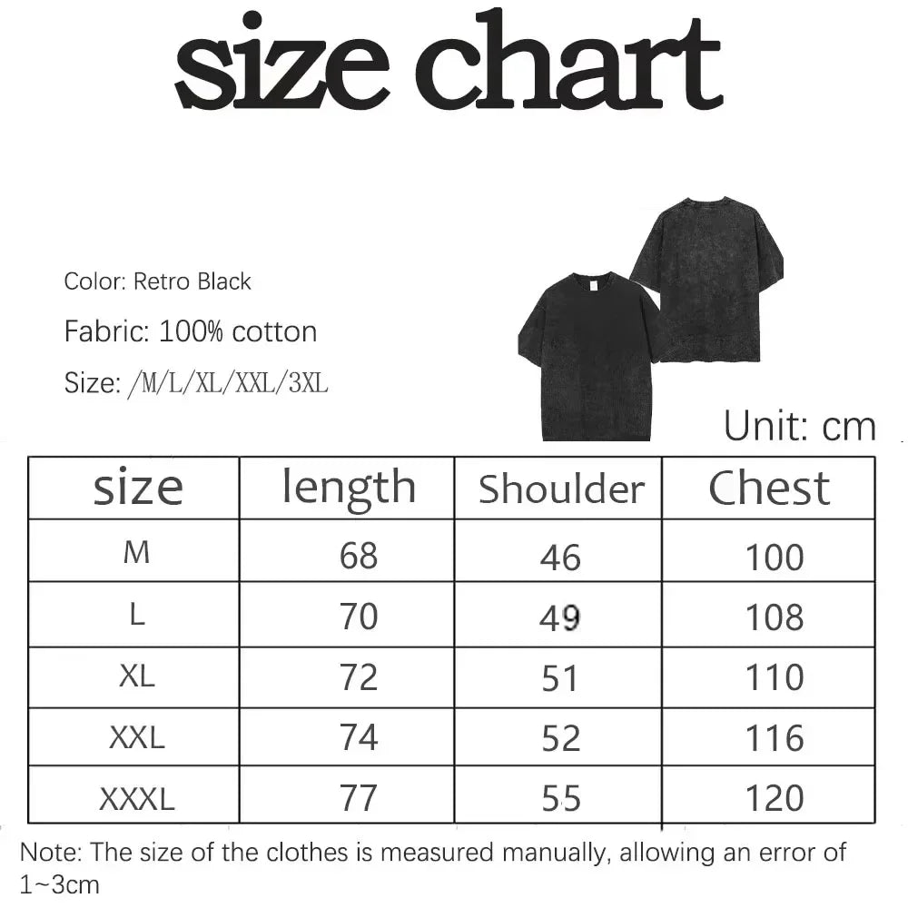 Bocchi The Rock: Manga Ryo Top Print Vintage T-Shirt Casual Basis O-Collar Black Shirt Short Sleeve Washed T-Shirt