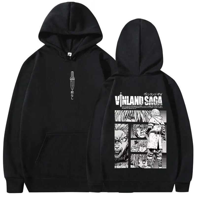 Vinland Saga: Hoodies Manga Thorfinn Karlsefni Graphic Men's Women Clothing Hooded Sweatshirts Harajuku Oversized Pullovers