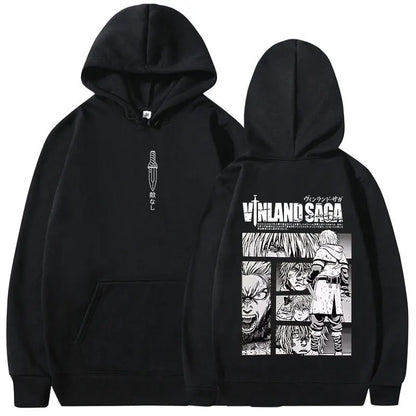 Vinland Saga: Hoodies Manga Thorfinn Karlsefni Graphic Men's Women Clothing Hooded Sweatshirts Harajuku Oversized Pullovers