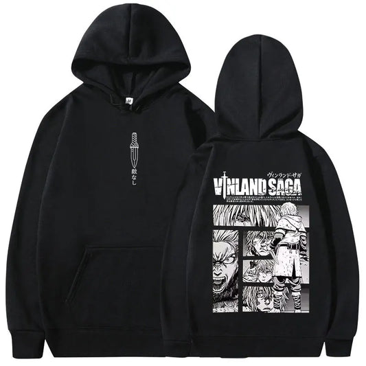 Vinland Saga: Hoodies Manga Thorfinn Karlsefni Graphic Men's Women Clothing Hooded Sweatshirts Harajuku Oversized Pullovers
