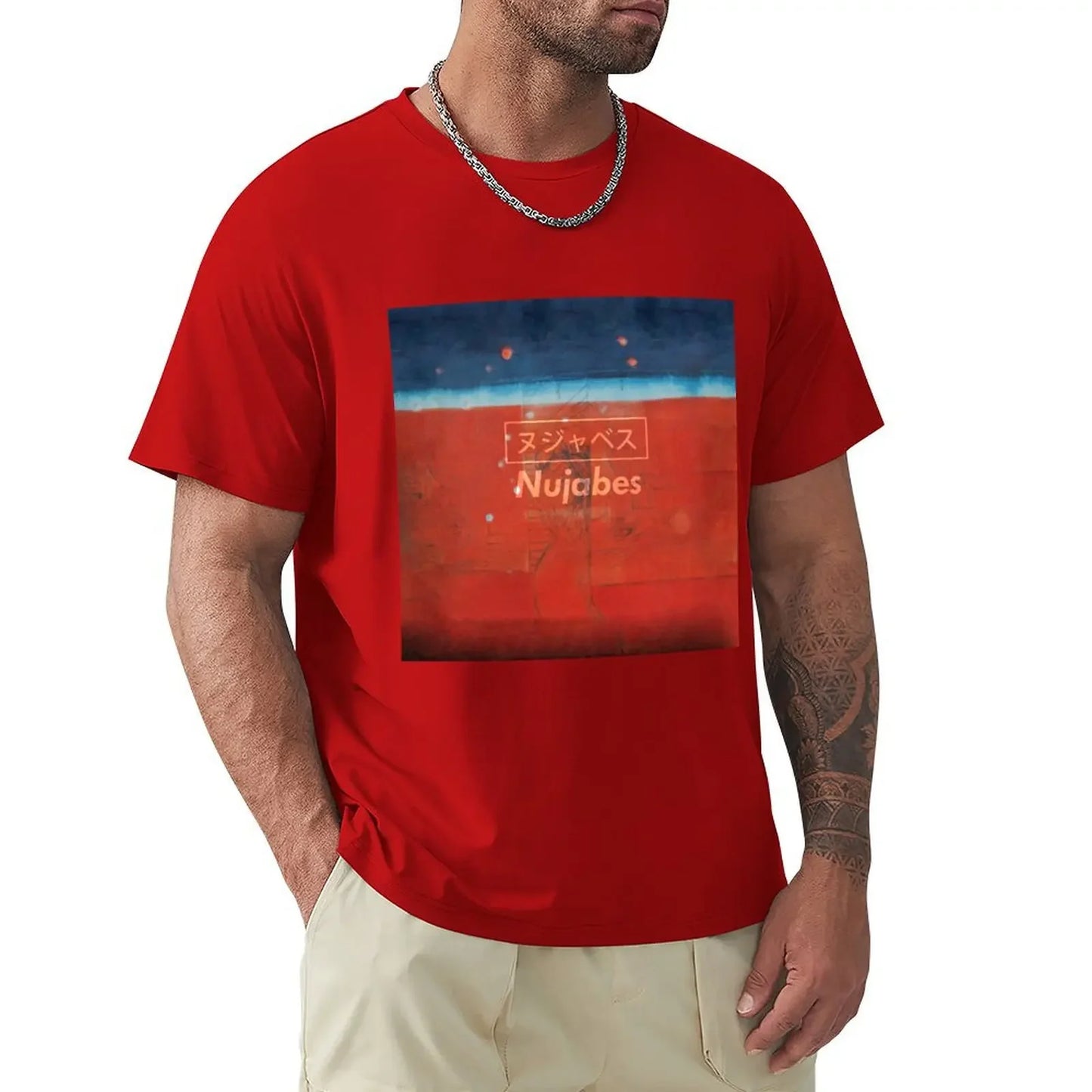 Samurai Champloo: Nujabes Modal Soul ヌジャベス T-Shirt Blouse custom shirt cotton graphic tees compression shirt men