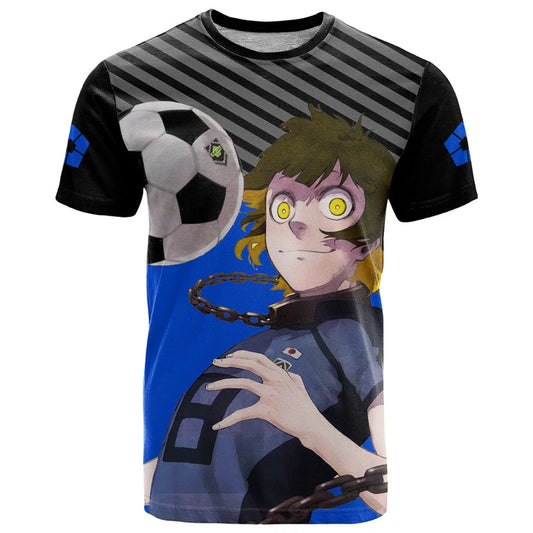 Blue Lock:  3D Printed T Shirt Fashion Harajuku Style Y2k Football T-shirt Oversized Short Sleeve Tops