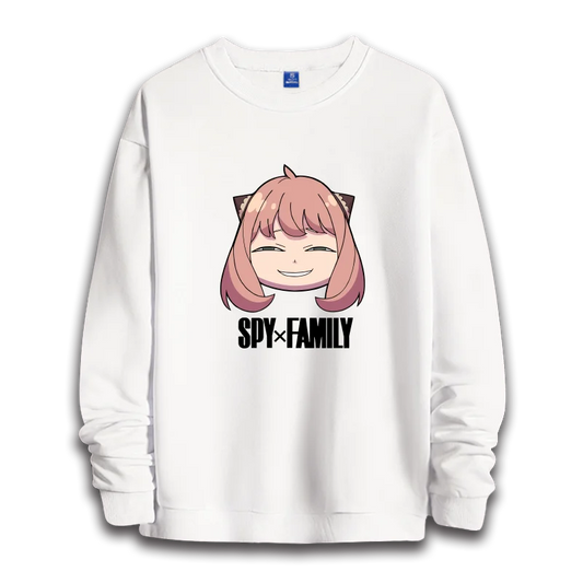 Spy x Family: anime sweatshirts  women's round neck top couple round neck hoodie couple loose casual fashion