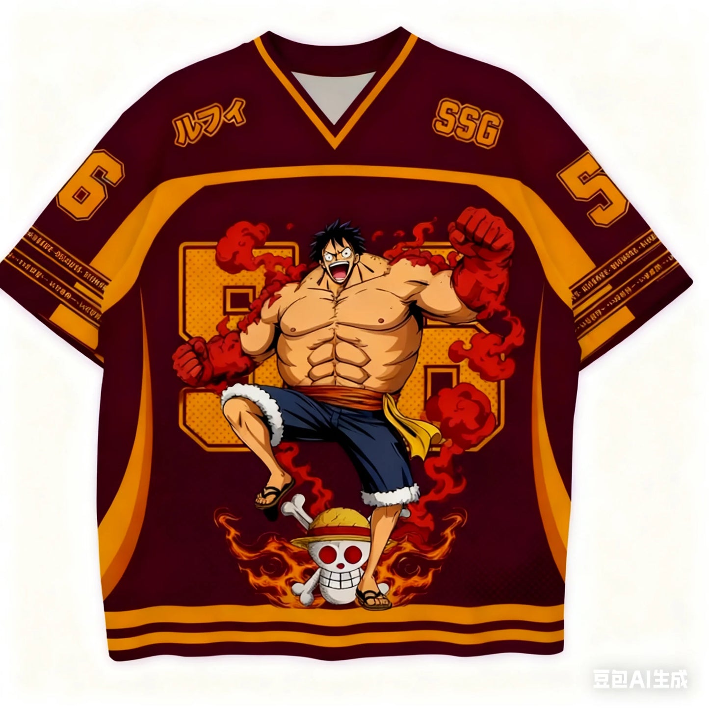 One Piece: Luffy Zoro Summer Jersey T-Shirt Oversized 3d Print Adults Children Multifunctional Top Clothing