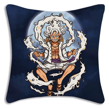 One Piece: Pillow Covers Sofa Decorative Home Double-sided Printing Short Plush Cute Cushion Cover