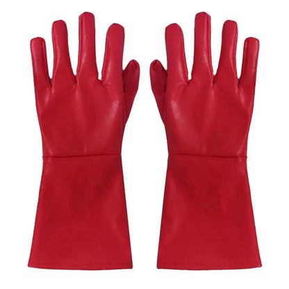 Akira: Shotaro Kaneda Men Cosplay Costume Capsule Embroidered Red Leather Biker Jacket Halloween Party Full Set Outfit