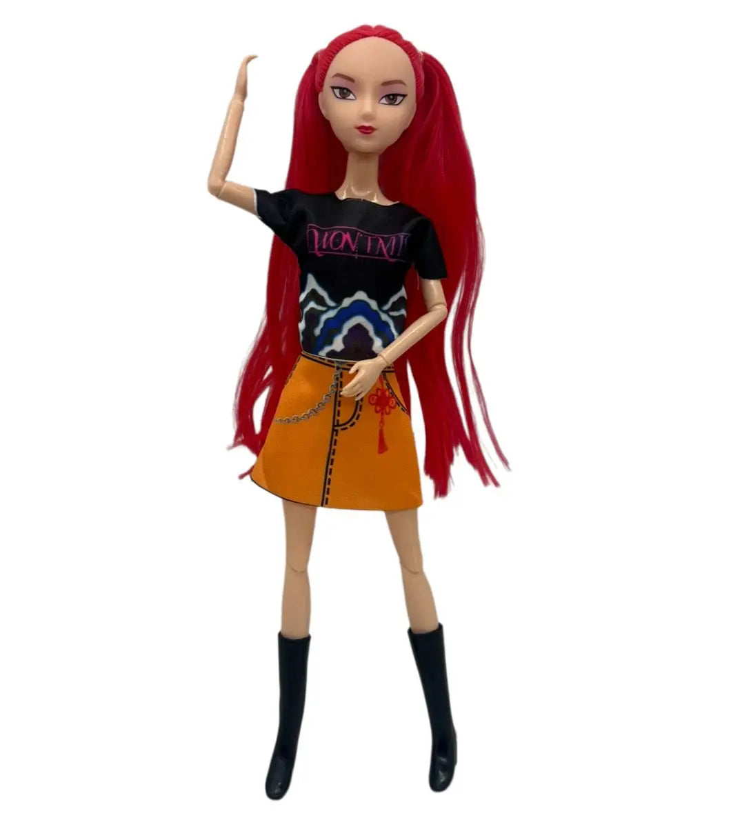 KPop Demon Hunters: Rumi Anime Figure HUNTRX Mira Zoey Action Figure Model Changeable Outfits Ornament Figurines Holiday Gifts