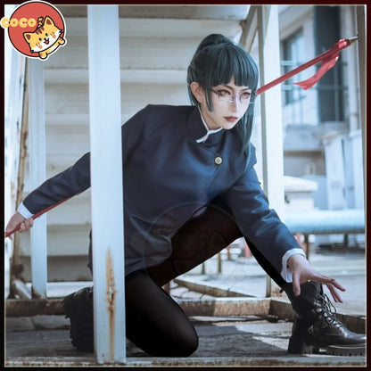 Jujutsu Kaisen: Cosplay Maki Zenin Cosplay Costume with Cosplay Wig