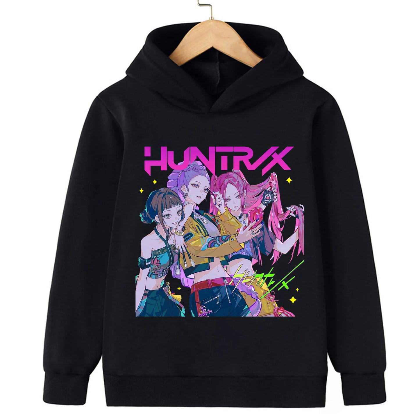 KPop Demon Hunters : Toddler Girl Clothes Demon Hunters Fashion Hoodie Clothes Child Girl Movie New Sweatshirts Casual Tops