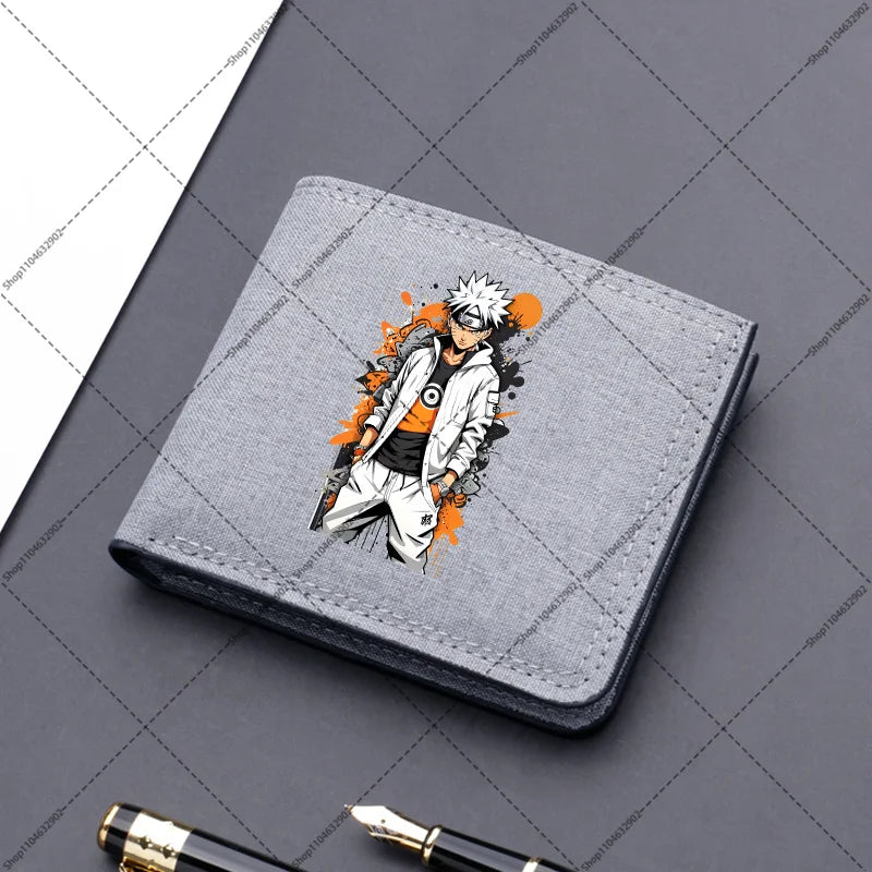 Naruto: Variotion Wallet Sasuke Sakura Cartoon Anime Pattern Portable Purses Boys Girls Cute Purse Women Creative Wallets Party Gifts