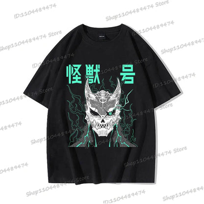 Kaiju No 8: Graphic T Shirt Casual Fashion Short Sleeve Cotton Shirt Soshiro Hoshina Funny Men Women Manga Tshirt