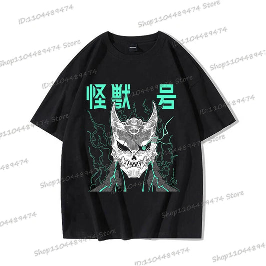 Kaiju No 8: Graphic T Shirt Casual Fashion Short Sleeve Cotton Shirt Soshiro Hoshina Funny Men Women Manga Tshirt