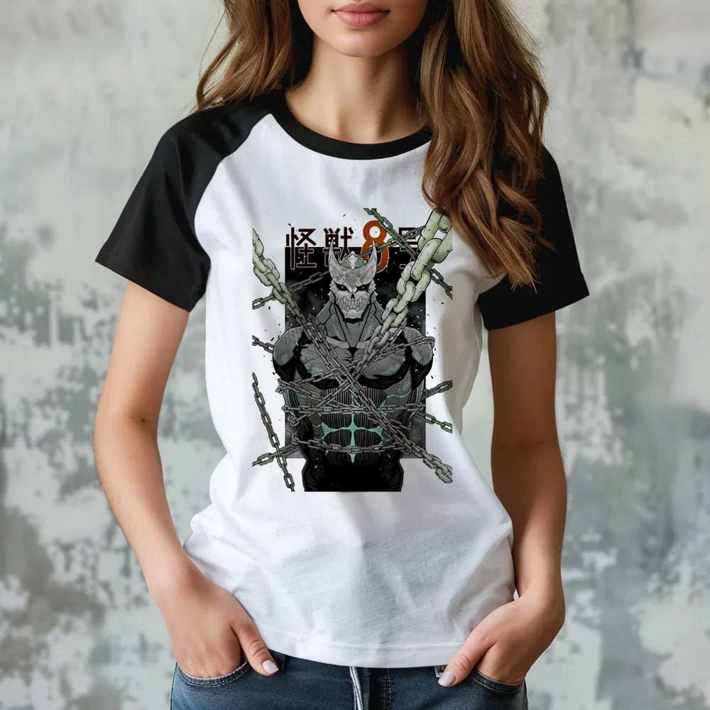 Kaiju No 8: Tee women anime t-shirts girl designer clothes