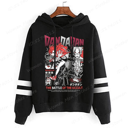 Dandadan: Okarun Hoodies Women Hooded Hoodie Funny Anime Print Sweatshirt Dandadan Graphic Casual Streetwear Hooded Pullovers