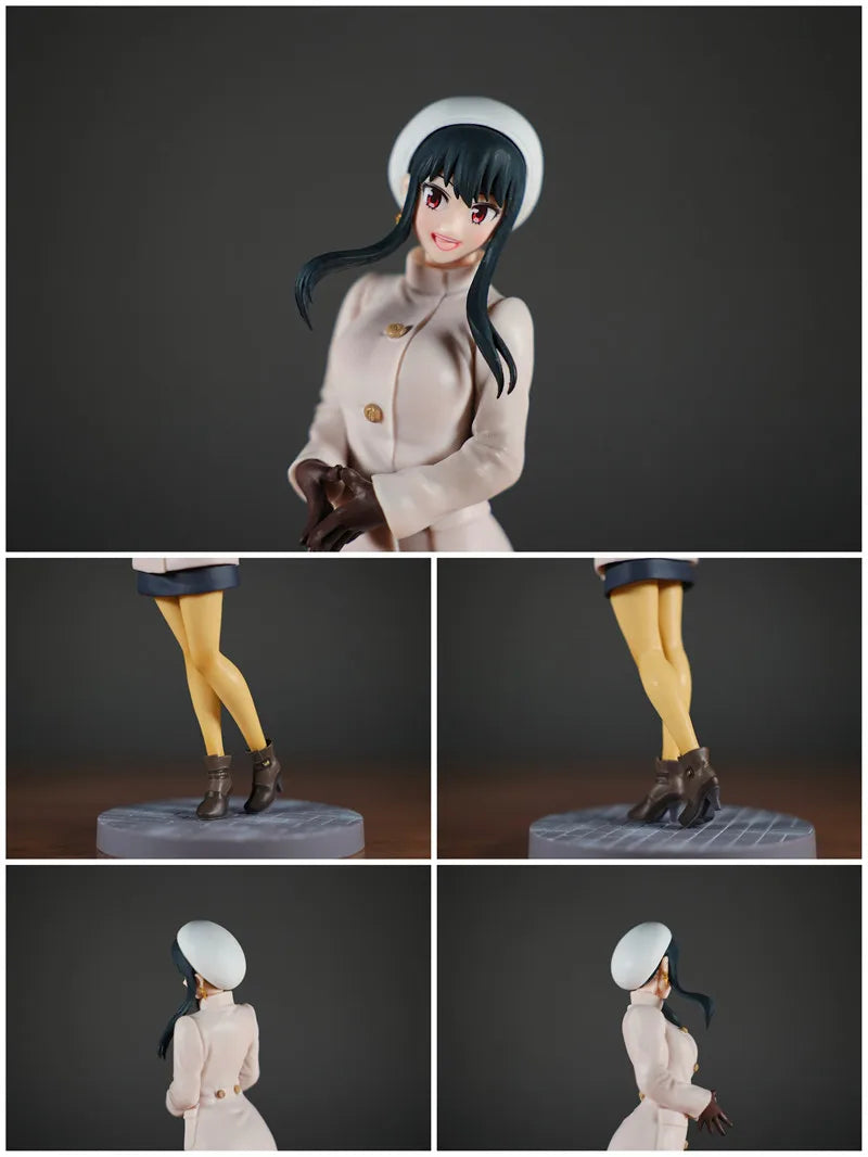 Spy x Family: Official SEGA Toy PM Series CODE White Movie Winter Outfit Statue Model Anya Yor Loid Forger Figure Anime Collectible