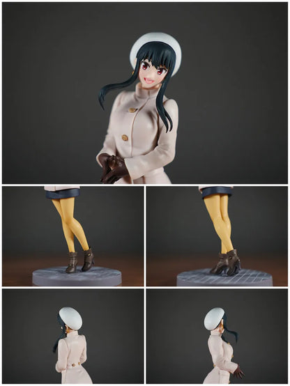 Spy x Family: Official SEGA Toy PM Series CODE White Movie Winter Outfit Statue Model Anya Yor Loid Forger Figure Anime Collectible