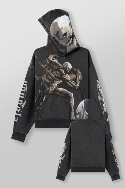 Attack on Titan: Graphic Hoodies Men Grunge Streetwear Sweatshirt Tops Oversized Hoodie Gothic 2000s Harajuku Y2k Men Clothing
