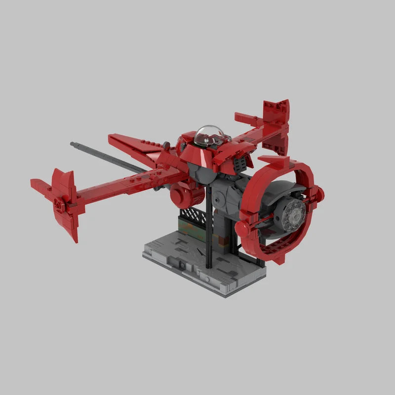 Cowboy Bebop: 716pcs MOC Swordfish II Space Model Building Blocks Toys Construction Christmas Gift Idea Education Kids Birthday