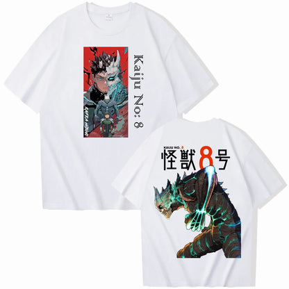 Kaiju No. 8: Kafka Sipino Printed T-shirt Fashion Street Trend Outdoor Sports Breathable Loose Comfortable Soft