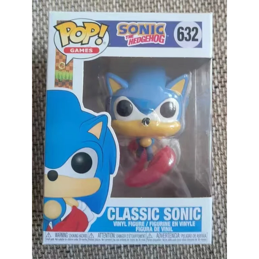 Sonic The Hedgehog: Funko POP Original  30th Anniversary Running Sonic Peripheral Figurine Gift for Boys Girls Children's Day