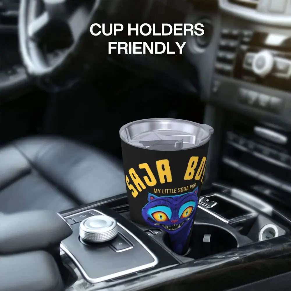 KPop Demon Hunters - Derpy  Insulated Tumbler with Lid Vacuum Thermal Mug Outdoor Travel Car Bottle Cup, 20oz