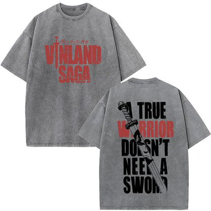 Vinland Saga: Manga Thorfinn Karlsefni T Shirt Men's Women Summer Fashion Casual O-Neck Oversized T-shirts