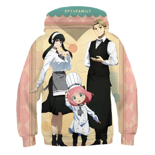 Spy x Family: (KIDS) Hoodies Sweatshirt Movie Style Spy Play House Pullover